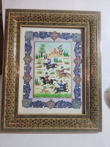 Quadro caccia cavalieri - , stile