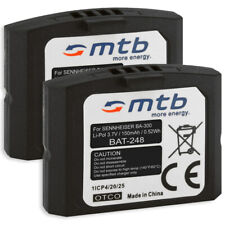 2x Batteria BA300, BA-300, BA 300 per Sennheiser RR 4200 (RS 4200 II)