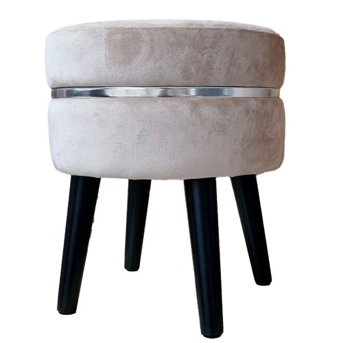 Pouf velluto con - velluto,, striscia