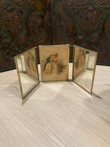 Antico trittico specchio - , da