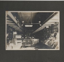 Large 1910 Photo of Interior