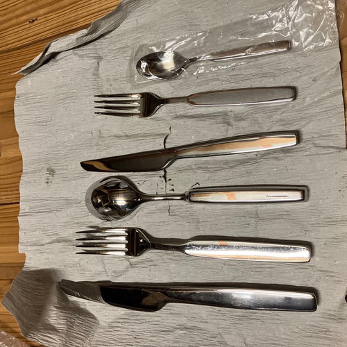 Set posate acciaio inox - , alessi