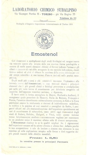 1915 torino laboratorio - 1915, ca