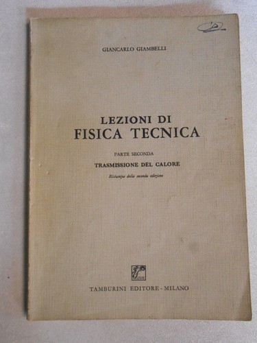 Lezioni fisica tecnica - di,