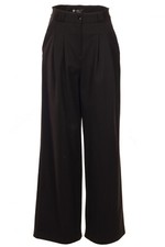 Warm black palazzo trousers