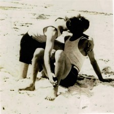 Gay Kissing on the Beach