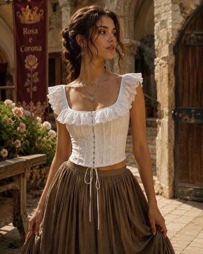 Top corsetto damigella