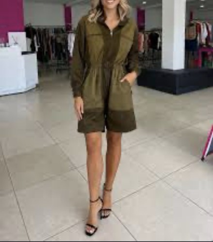 Abito giacca utility oliva