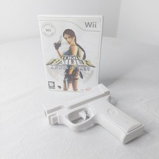 TOMB RAIDER ANNIVERSARY NINTENDO WII COMPLETO CON PISTOLA