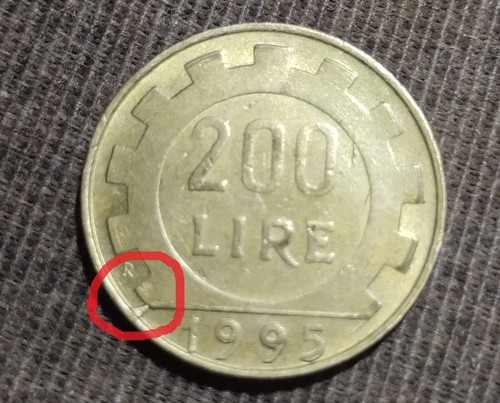 Moneta 200 lire del - 200,