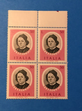 VERROCCHIO - ITALIA QUARTINA FRANCOBOLLI VALORI 50 LIRE  NUOVI PER COLLEZIONE