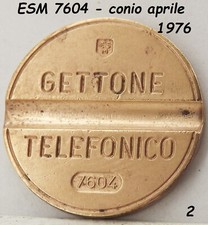 1976 gettone telefonico esm - gettone,
