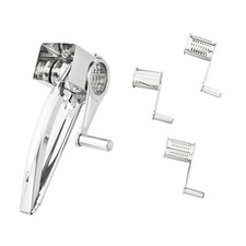  5 pz / set grattugia formaggio in acciaio inox tenuto in mano taglierina