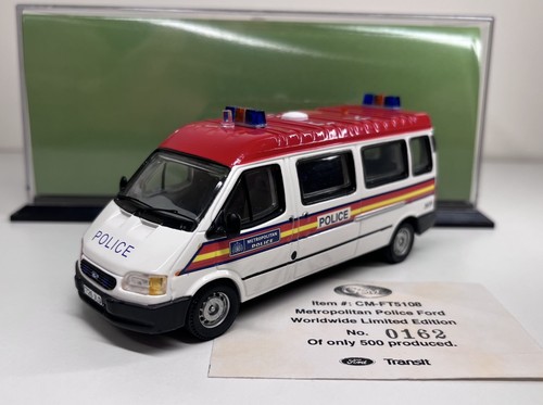 Modellino auto furgone polizia