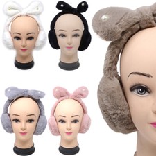 2x scalda orecchie PEARL paraorecchie peluche bambina ragazza scaldaorecchie