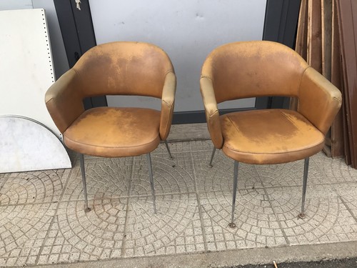 Coppia poltrone design anni - coppia,