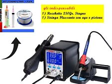 ✅ YIHUA 995D+ Stazione Saldante 75W LCD Aria Calda SMD + Stagno Flussante