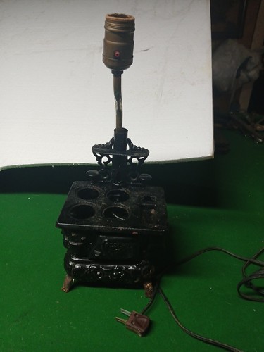 Lampada stufa legna ghisa - lampada, in