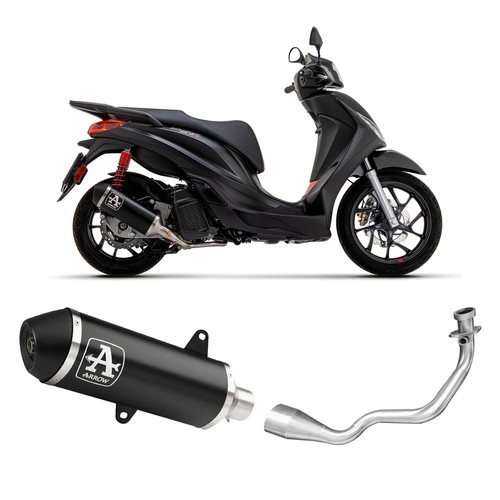 Marmitta arrow dark piaggio - marmitta,