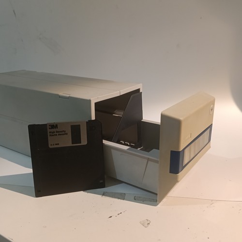Porta dischetti vintage - dischetti,