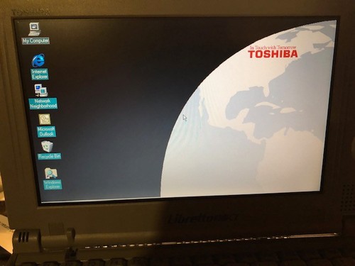 Vintage toshiba libretto - vintage,