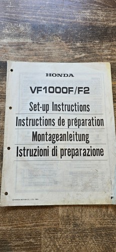 Honda vf1000 istruzioni - vf1000,