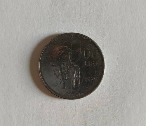 100 lire fao del - 1979, nutrire