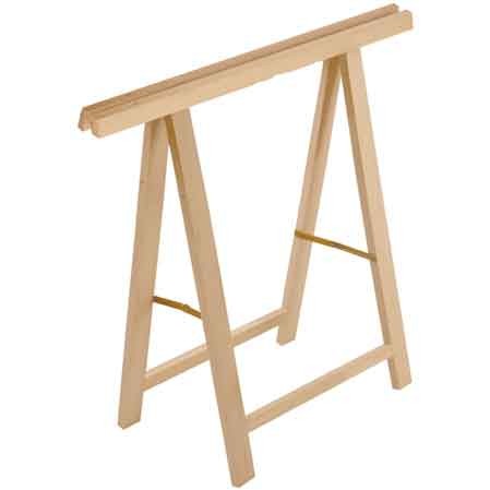 Cavalletto legno 75x75h - in,