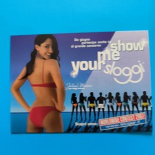 SHOW ME YOUR SLOGGI CARTOLINA PUBBLICITARIA A COLORI