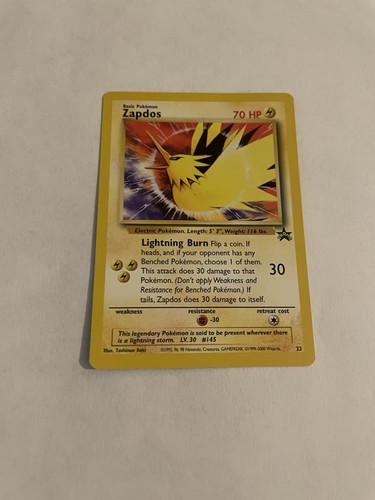 Pokemon tcg zapdos wizards - pokemon,