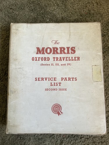 Morris oxford ricambi manuale - ricambi,