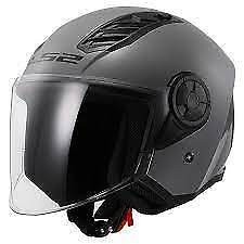 CASCO JET LS2 OF616 AIRFLOW 2 NARDO GREY