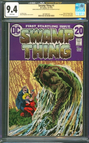 Swamp thing cgc 4 - swamp, 9.4