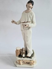 Maschera Pulcinella - 'a pizza - Capodimonte Porcellane Carusio