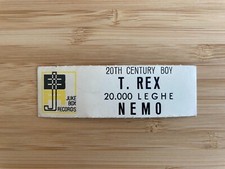 T. Rex / Nemo _ 20th Century Boy / 20.000 Leghe _ Sticker Juke Box 1973