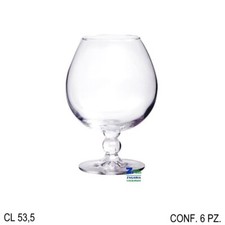 SET 6 PZ COPPA COGNAC 53,5 CL