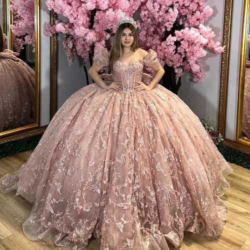 Pink quinceanera dresses off - dresses,