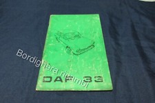 DAF 33 LIBRETTO MANUALE USO E