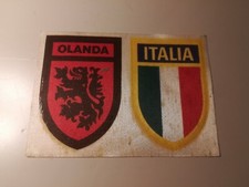 Adesivo sticker vintage anni 80 casco auto stereo figurina stoffa Olanda Italia