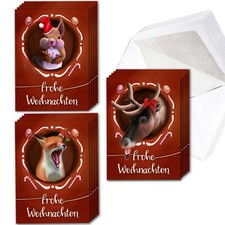 Cartoline di Natale set di 15