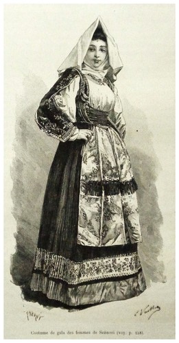 1890 sardegna costumi costume - 1890:sardegna,costumi=,