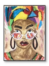 Turbante africano moderno pop