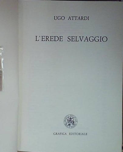 Autografo ugo attardi erede - autografo,