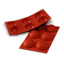 Stampo Silicone 6 Semisfere