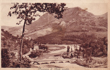 17697-EMILIA ROMAGNA, PANORAMA DI RIOLA VECCHIA PER BOLOGNA, ANN. AMB.te, 1933