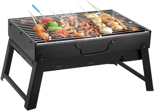 Barbecue carbone acciaio - a,