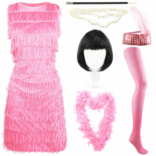 Costume vestito donna rosa