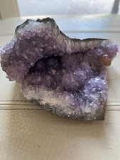 Geode di Ametista grezza naturale