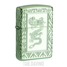 ZIPPO ACCENDINO ELEGANT DRAGON DESIGN 49054 ARMOR MULTICUT ZIPPO ORIGINAL USA
