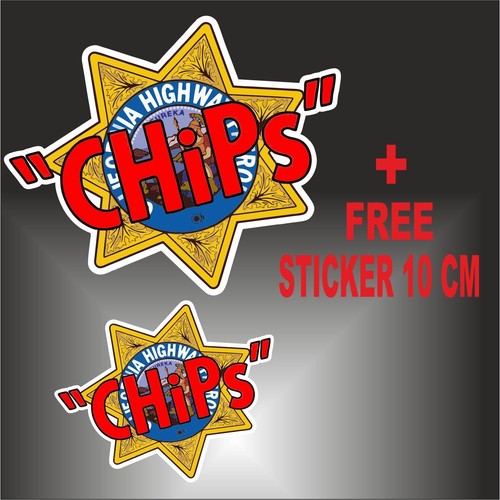 Adesivo chips serie tv - adesivo,